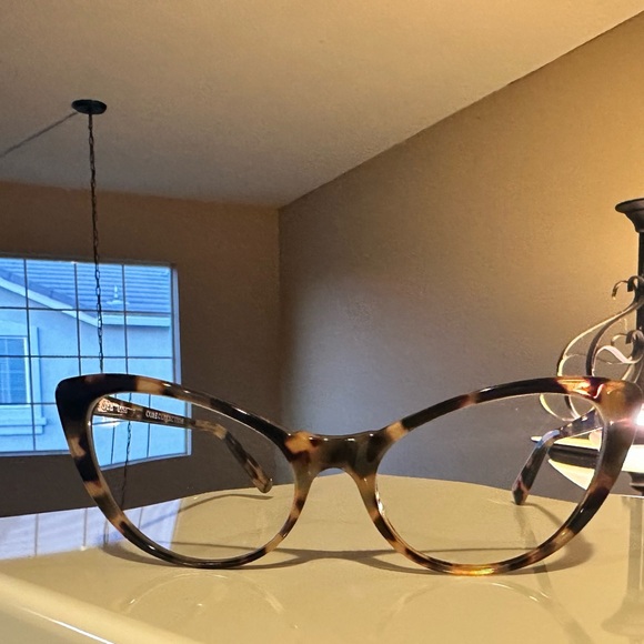 See brand cat eye eyeglasses made in Italy bought at See store in San Francisco - Picture 2 of 7